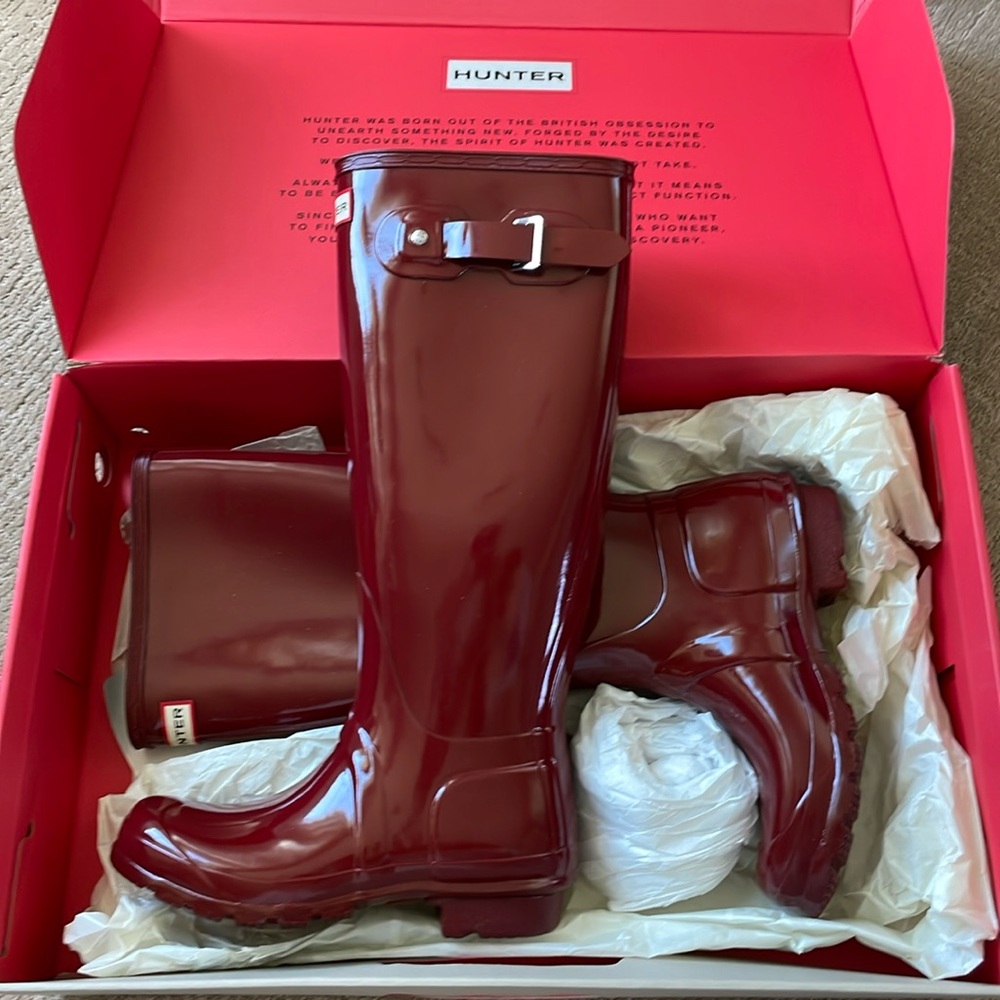 New Hunter Original Tall Gloss Rain Boots